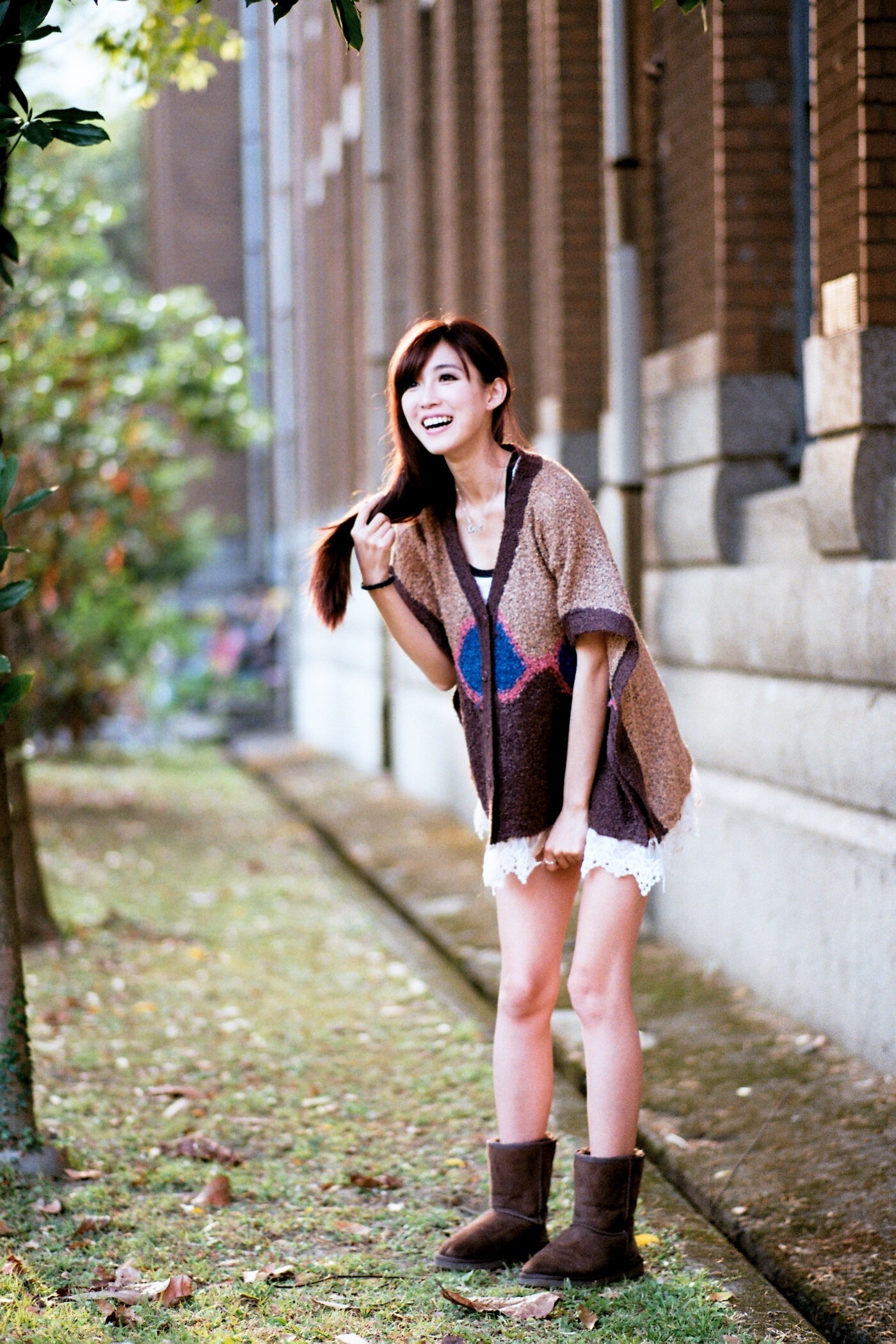 台湾清纯美女 Kila 晶晶 台大校园 底片机篇